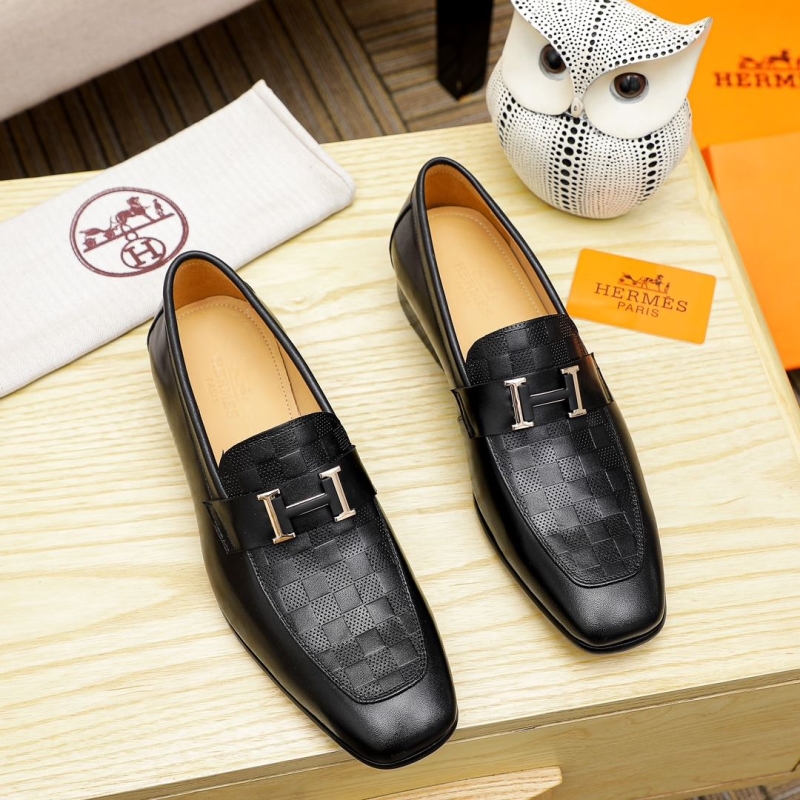 H**mes leather shoes